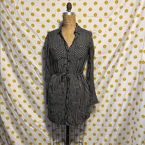 Black and White Checkered Dress